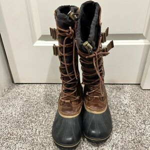 Sorel Lace-Up Winter Boots, Size 10.5